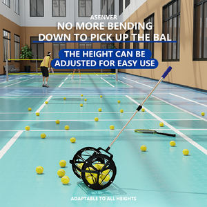 ASENVER Collecteur de balles de tennis automatique, récepteur de balles professionnel, équipement d'entraînement, cadre multi-balles - Product Image 5