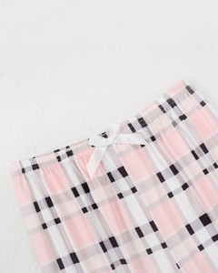 <span class=keywords><strong>Pantalones</strong></span> de Pijama a Cuadros de Alta Calidad <span class=keywords><strong>para</strong></span> <span class=keywords><strong>Mujer</strong></span>, Ropa de Dormir Suave de Punto <span class=keywords><strong>para</strong></span> Primavera, Verano y Otoño - Product Image 5