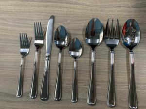 <span class=keywords><strong>Athena</strong></span> Hotel Cubiertos Juego de cubiertos 18 10 Juego de utensilios de cena de acero inoxidable Personalización Cuchara Cuchillo Tenedor - Product Image 2