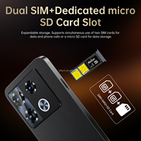 Directo de fábrica 16GB + 1TB Note 40 Pro 72MP + 108MP Desbloqueo facial Pantalla completa de 144Hz Octa Core CPU Android 14 Teléfono inteligente en inglés
