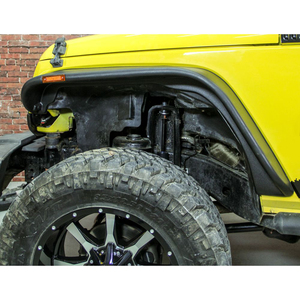 Arcs de roue de style plat évasements de garde-boue de sourcil de roue pour accessoires <span class=keywords><strong>Jeep</strong></span> <span class=keywords><strong>Wrangler</strong></span> <span class=keywords><strong>JK</strong></span> 4x4 2007-2017 - Product Image 4