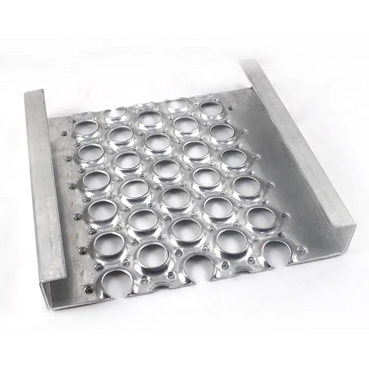 Außentreppen aus stahl metall anti-rutsch perforierte platten aus aluminium strass greifer sicherheitsgitter