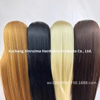 Tête de mannequin d'entraînement pour coiffure et maquillage, avec cheveux synthétiques résistants à la chaleur, 60 cm, cheveux raides, modèle économique pour l'exportation