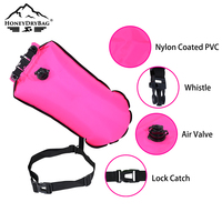 Bouée de sauvetage gonflable en PVC 20L, sac de sécurité étanche pour triathlètes en eau libre, adultes, hommes, femmes, marathon, surf
