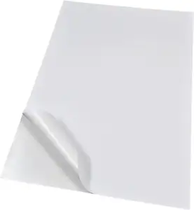 레이저 프린터 용 프리미엄 무광택 흰색 인쇄 비닐 스티커 용지