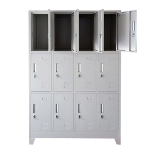 Armario Metálico de Acero de 3 Niveles y 12 Puertas para Piscina, Vestidor, Muebles de Almacenamiento, Taller - Product Image 5