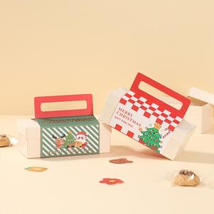 Boîte cadeau en bois pour pâtisserie, design compact avec poignée, boîte cadeau de style mignon - Product Image 4