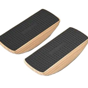 Reposapiés de madera, tapete de entrenamiento para una sola pierna, tabla de equilibrio, tabla de balanceo para ejercicios, equipo de fitness para masaje de pies - Product Image 1