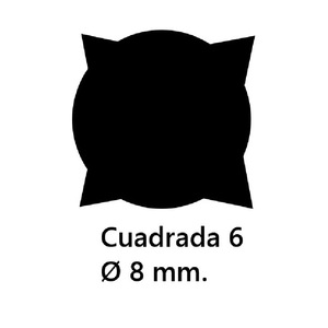 Adattatore 'G' 6 Quadrati 8 mm Modello Rif. 555007 - Product Image 1