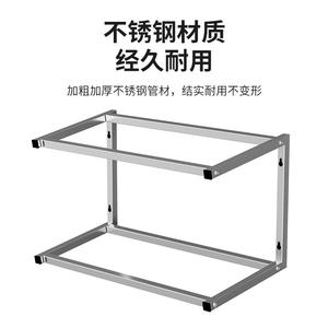 Stainless Steel <b>Wall</b> Mounted Double Layer Condiment <b>Rack</b> With Lid For Kitchen Use - Product Image 3
