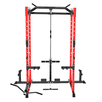 Oferta Especial: Rack de Potencia Multifuncional Comercial para Sentadillas, Máquina de Entrenamiento de Fuerza para Gimnasio en Casa con Cable Crossover