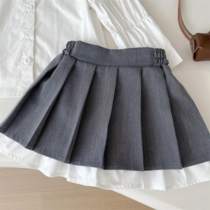 Tongxingyuan Girls' Autumn Jk Set Cotton Woolen Three Piece School Style Outfit For Spring And Autumn - Product Image 4