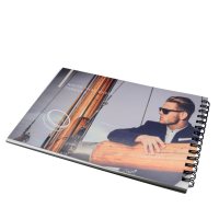 Impresión de Libros con Encuadernación de Alambre Personalizada Premium con Papel Couché para Manuales Empresariales, Catálogos y Presentaciones