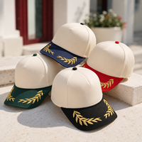 Gorra de Béisbol Clásica Dymf de Dos Tonos con Visera de Color en Contraste, Estructurada y Ajustable para Actividades Deportivas