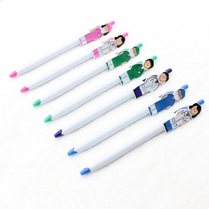 Penne a Sfera Creative HUA con Personaggi dei Cartoni, Design Popolare, Dottore Maschio, <span class=keywords><strong>Infermiera</strong></span> Femmina, Regali Promozionali in Plastica - Product Image 2