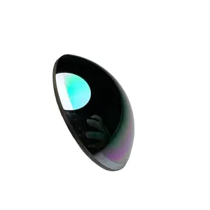 광학 Ge Plano 볼록 렌즈 반월 상 연골 범프 사용자 정의 35mm 열적외선 코팅 게르마늄 렌즈