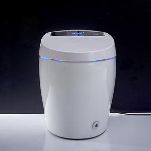 Inodoro Ensemble de toilette et <span class=keywords><strong>lavabo</strong></span> pour salle de bain Siège de toilette chauffant intelligent Piège en céramique S Toilette portable de luxe - Product Image 4