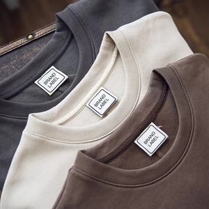 <span class=keywords><strong>Camisetas</strong></span> <span class=keywords><strong>de</strong></span> hombro caído personalizadas <span class=keywords><strong>de</strong></span> alta calidad 100% algodón deportivo básico liso <span class=keywords><strong>camisetas</strong></span> su logotipo <span class=keywords><strong>de</strong></span> <span class=keywords><strong>marca</strong></span> Color sólido al por mayor en blanco - Product Image 1