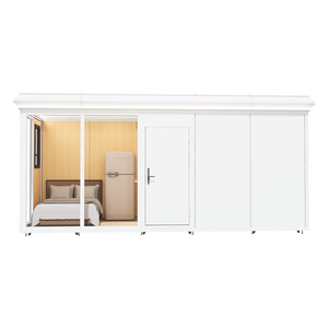 Casa Modulare Prefabbricata con Angoli Arrotondati, Angolo Relax per Amanti dei Libri, Cabina Mobile Resistente alle Intemperie, Casa Container da Strada - Product Image 2