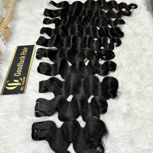 Extensions de cheveux vierges vietnamiennes de 30 pouces, cheveux humains Remy, <span class=keywords><strong>trame</strong></span> de cheveux, ondulation naturelle, double <span class=keywords><strong>trame</strong></span>, cuticules alignées, qualité 15A - Product Image 1