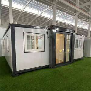 Casa modular de contenedores de envío de lujo de 40 pies y 20 pies, casas prefabricadas pequeñas plegables, casa contenedor expandible prefabricada de 2 dormitorios - Product Image 2