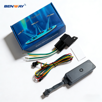 Rastreador GPS para Vehículos BW32A Benway 2G/4G LTE con Detección ACC, Beidou/LBS, Compatible con Aplicaciones Android e iOS, Rastreo en Tiempo Real
