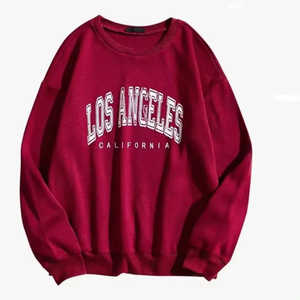 La Chine fournit Offre Spéciale pull blanc à manches longues Vintage surdimensionné col rond goutte épaule sweat pour hommes - Product Image 4