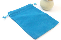 Sacs à cordon en gros, petits sacs en velours de coton noir, rouge, bleu, avec un rôle de 7*9 cm, pour bijoux, cadeaux, bouteilles, tubes à lèvres, emballage