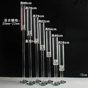 W-A0209 Portacandele <span class=keywords><strong>in</strong></span> <span class=keywords><strong>Vetro</strong></span> di Alta Qualità, Portacandele Girevole da Terra <span class=keywords><strong>in</strong></span> Cristallo per Cene a Lume di Candela e Matrimoni - Product Image 4