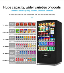 Distributore Automatico Self-Service per Supermercati, Design a Basso Consumo Energetico per l'Esportazione Transfrontaliera di Snack e Bevande - Product Image 5