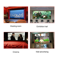 Pantalla LED para Interiores, Panel de Video Wall LED a Todo Color SMD P2 P2.5 P3 P4, Módulo LED para Carteles Publicitarios en Iglesias