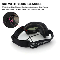 Lunettes de ski de haute qualité, anti-rayures et anti-buée, lunettes de ski professionnelles, lunettes de snowboard personnalisées