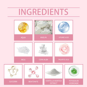 Tratamiento orgánico antienvejecimiento para el acné, máscara de barro Facial de cúrcuma, máscara de arcilla facial - Product Image 5