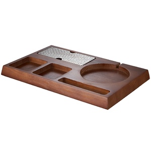 <span class=keywords><strong>Tray</strong></span> 5 Bintang Hotel selamat datang fasilitas pinus baki kayu dengan 1.0 Liter lapisan ganda 304 ketel Stainless & <span class=keywords><strong>2</strong></span> cangkir keramik hitam - Product Image 5