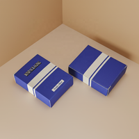 Boîte pliable en papier personnalisée pour flacon de 10 ml avec plateau transparent en plastique