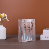 Boîte d'emballage alimentaire givrée transparente personnalisée en PVC PET PP logo produits de santé universels estampage impression caractéristique recyclable