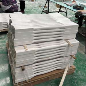 Diseño clásico Balcón Barandillas Interior Escalera <span class=keywords><strong>de</strong></span> <span class=keywords><strong>madera</strong></span> sin terminar Pasamanos Terraza Balaustre <span class=keywords><strong>de</strong></span> <span class=keywords><strong>madera</strong></span> - Product Image 5