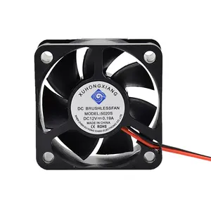 High Speed 12 volt DC Brushless Axial Cooling Fan 5020 50x50x20mm For Energy Storage Power Supply