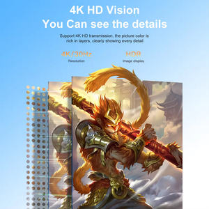 Cable Mindpure 4K DP <span class=keywords><strong>a</strong></span> <span class=keywords><strong>HDMI</strong></span> Macho <span class=keywords><strong>a</strong></span> Macho, Cable Unidireccional con Bloqueo para <span class=keywords><strong>DisplayPort</strong></span> <span class=keywords><strong>a</strong></span> <span class=keywords><strong>HDMI</strong></span> para PC, Laptop, Monitor, Proyector - Product Image 3
