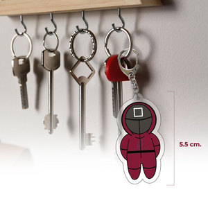 Llavero de Squid Game YSK-7912 con Diseño de Personajes en PVC - Product Image 3