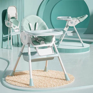 Multi-functional Waterproof Easy-Clean Non-slip 2 in <b>1</b> Feeding <b>High</b> <b>Chair</b> for Baby Active Toddlers - Product Image 1
