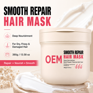 Masque capillaire à la kératine et aux céramides OEM ODM, traitement réparateur en profondeur pour cheveux secs, crépus et abîmés, fournisseur en gros, usine OEM - Product Image 1