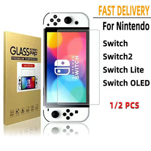 ฟิล์มกันรอยหน้าจอเกมแบบกำหนดเอง HD กระจกนิรภัยสำหรับ Nintendo Switch 2 OLED Lite ป้องกันการกระแทก - Product Image 5