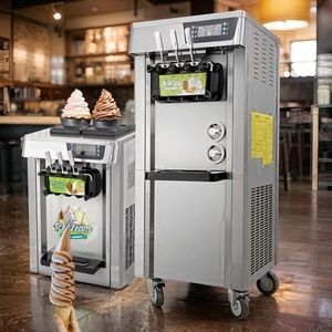 Trung quốc công nghiệp lớn Countertop 2 + 1 3 hương vị vòi phun mềm phục vụ máy làm kem và nguồn cung cấp Ice + Kem + Máy các nhà sản xuất - Product Image 2
