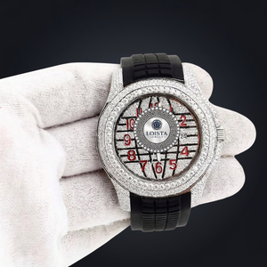 Reloj de Moda de Acero Inoxidable con Movimiento de Cuarzo y Diamantes de Moissanita, Precio al por Mayor para India para LOISTA - Product Image 3