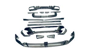 For BMW X7 G07 2023-2025 Upgrade LD Style Carbon Fiber Front Lip Front <b>Vent</b> <b>Grille</b> Side Skirt Rear Diffuser Rear Spoiler Bodykit - Product Image 2
