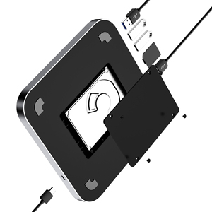 Colorii <span class=keywords><strong>M1</strong></span>/M2เทา USB Type C ฮับสำหรับ <span class=keywords><strong>Mac</strong></span> <span class=keywords><strong>Mini</strong></span> 2020 SSD hdensosososure USB3.0 Docking Station สำหรับ <span class=keywords><strong>Apple</strong></span> <span class=keywords><strong>Mac</strong></span> <span class=keywords><strong>Mini</strong></span> <span class=keywords><strong>M1</strong></span> SILVER - Product Image 3