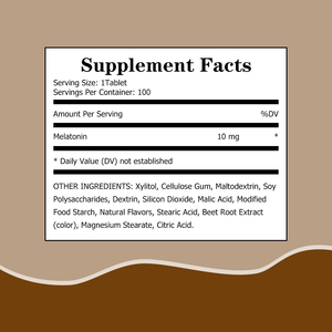 High Quality Quickly Dissolving Melatonin Tablets with Melatonin Wake Up Refreshed Promotes Sleep <b>Supplement</b> - Product Image 2