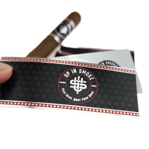 Premium Cigar Label Embossed Adhesive Gold Cigar Bands Paper Cigar Label Printing - Product Image 2