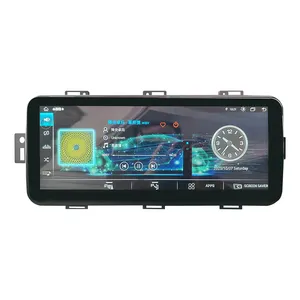 8 + 128G 에어컨 제어판 안드로이드 13 고정 곡선 화면 GPS 자동차 DVD 플레이어 랜드로바 레인지 로버 보그 2013-2017